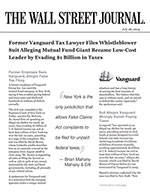 Former Employee Sues Vanguard, Alleges False Tax Filing