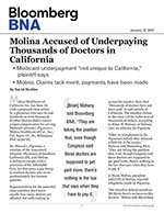 Molina Accused of Underpaying Thousands of Doctors in California